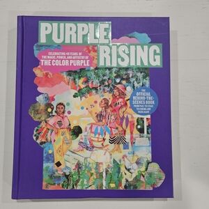 Vibrant Purple Rising Art Book